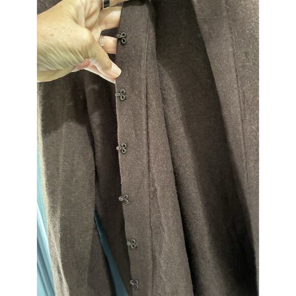Women's Banana Republic Size Med Wool Blend Cardigan Sweater Hook & Eye Closure - Picture 3 of 6